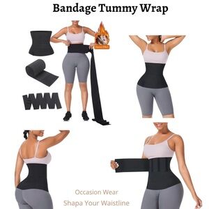 NEW Snatch Me Up Wrap Bandage, Lumbar/Waist Support, Trimmer, Body Shaper